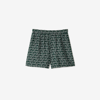 Burberry Women Textured Shorts In Green