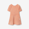 BURBERRY BURBERRY CHILDRENS COTTON BLEND TOWELLING DRESS