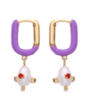 Eye Candy La Cz Colette Square Earrings