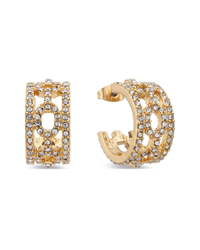 Eye Candy La Cz Noemie Huggie Studs In Gold