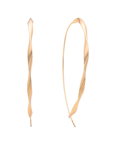 Eye Candy La Leonie Thin Earrings In Gold