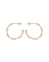 EYE CANDY LA EYE CANDY LA JEANNE CHAIN LINK LOOP EARRINGS