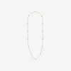 Burberry Hollow Medallion Necklace In Gold