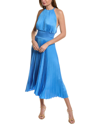 A.l.c Women's Renzo Ii Asymmetric Pleated Midi-dress In Blue