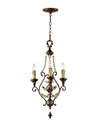 Cyan Design Meriel 3 Light Chandelier - Rust In Brown