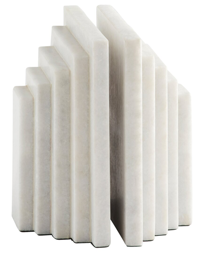 Cyan Design Epilogue Bookends In White