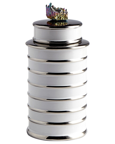 Cyan Design Small Tower Container In Metallic