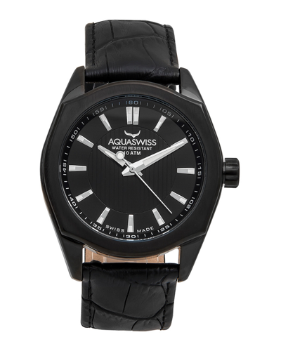 Aquaswiss Unisex Classic Iv Watch In Black