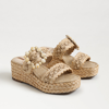 SAM EDELMAN SAM EDELMAN CADANCE PLATFORM WEDGE SANDAL NATURAL RAFFIA