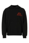 Kenzo Drawn Varsity Cotton Hoodie In Black