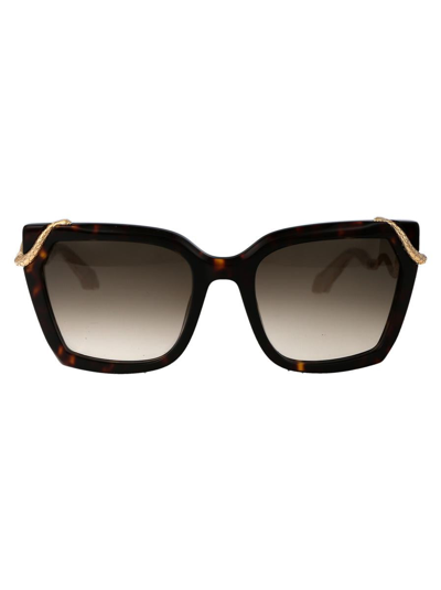 Roberto Cavalli Src034m Sunglasses In 0743 Brown