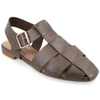 Journee Collection Collection Women's Tru Comfort Foam Cailinna Wide Width Flats In Brown