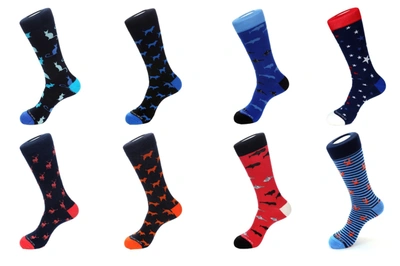 Unsimply Stitched 8 Pair Combo Pack Socks In Multi