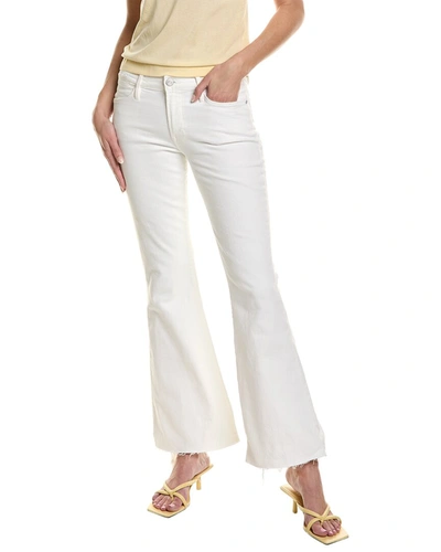 Frame Le Easy Au Natural Chew Flare Jean In White