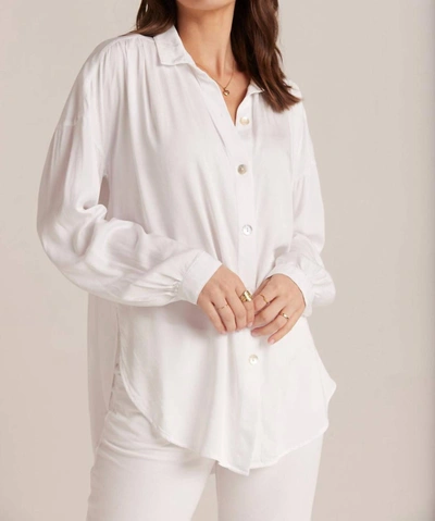 Bella Dahl Flowy Shirt In White