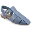 Journee Collection Collection Women's Tru Comfort Foam Cailinna Wide Width Flats In Blue