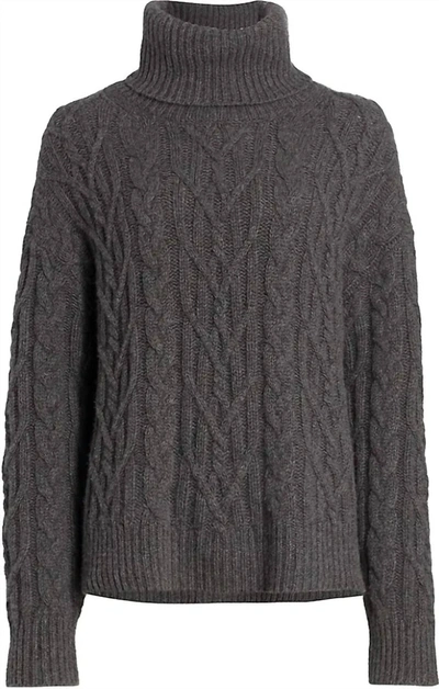 Nili Lotan Women's Gigi Sweater In Charcoal Grey