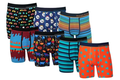 Unsimply Stitched Boxer Brief 7 Pack In Multi