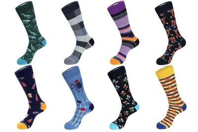Unsimply Stitched 8 Pair Value Pack Socks - 70008 In Multi