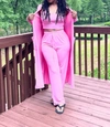 Wlm Rich Auntie Lounge Set In Pink In Pink
