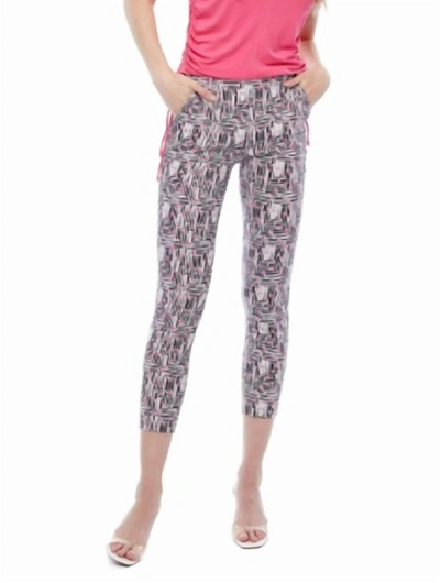 I Love Tyler Madison Gwyneth Trouser Pant In Maze In Multi