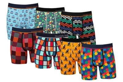 Unsimply Stitched Boxer Brief 7 Pack In Multi