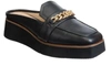 Naked Feet Elect Platform Mules In Black