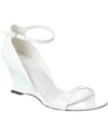 FERRAGAMO FERRAGAMO VIDETTE LEATHER WEDGE SANDAL