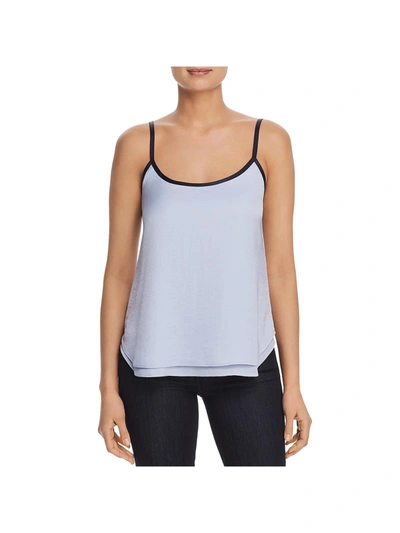 Kenneth Cole New York Womens Satin Tank Cami In Blue