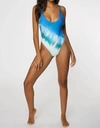 O'neill Women Of The Wave Mykonos One Piece In Blue In Blue