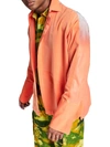 And Now This Mens Collared Snaps Zip-up Jacket In Multi