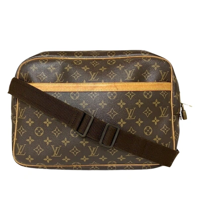 Pre-owned Louis Vuitton Reporter Canvas Shoulder Bag () In Brown