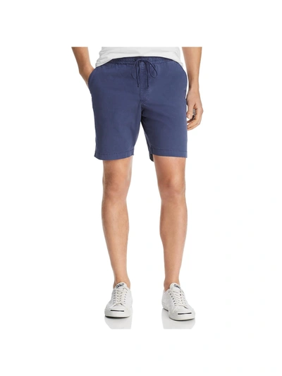 The Men's Store Dock Mens Poplin Casual Shorts In Blue