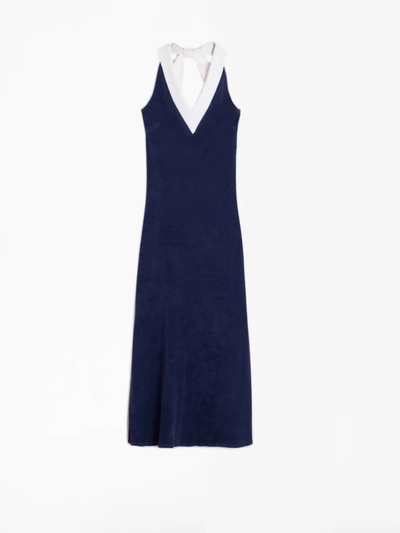 Vilagallo Daniela Sundress In Navy Biarriz In Multi