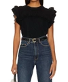 Cleobella Zofia Sweater Vest In Black In Black