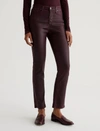 Ag Mari Slim Straight Coated Jeans In Multi