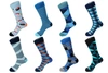 Unsimply Stitched Crew Sock 8 Pack In Multi