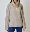 DH NEW YORK RAYA SWEATER IN MUSHROOM