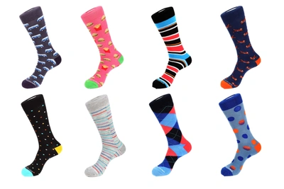 Unsimply Stitched 8 Pair Combo Pack Socks In Multi