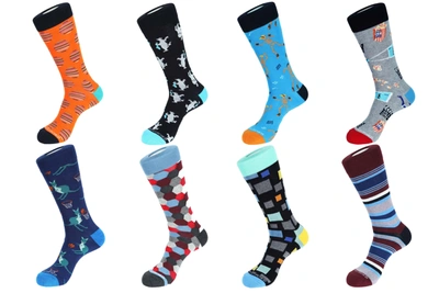 Unsimply Stitched 8 Pair Value Pack Socks - 70006 In Multi