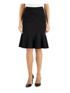 Kasper Skimmer Center Back Zip Pencil Skirt In Black
