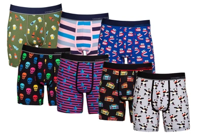 Unsimply Stitched Boxer Brief 7 Pack In Multi