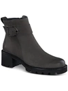 PAUL GREEN HALOBT WOMENS LEATHER BLOCK HEEL ANKLE BOOTS