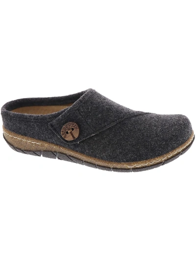 Earth Ezra 2 Womens Slip On Comfy Clogs In Black