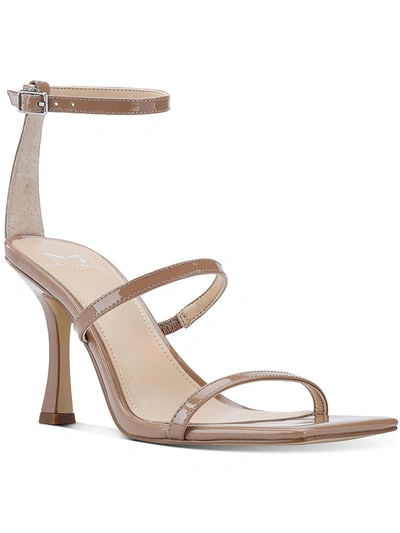 Marc Fisher Ltd Dalida Womens Patent Leather Strappy Ankle Strap In Multi