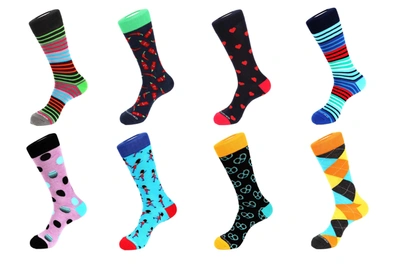 Unsimply Stitched 8 Pair Combo Pack Socks In Multi