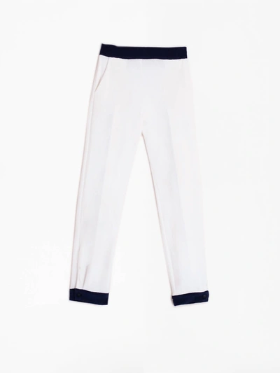 Vilagallo Chantal Pants In White Biarriz In Multi