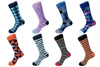 Unsimply Stitched Crew Sock 8 Pack In Multi