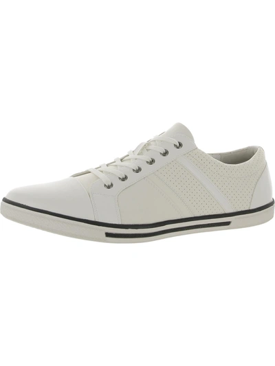 Kenneth Cole Reaction Center Low Mens Comfort Insole Lace Up Casual And Fashion Sneakers In White