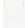ASTRID & MIYU GLEAM 18CT GOLD-PLATED AND CUBIC ZIRCONIA TENNIS NECKLACE